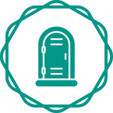 Acil tuvalet. Web simgesi basit illüstrasyon