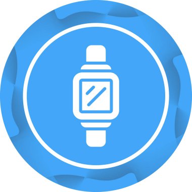 Modern Smartwatch simgesinin vektör çizimi    