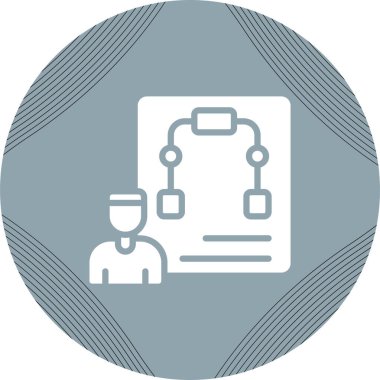 Kullanıcı Öyküsü avatar vektör illüstrasyonuName 