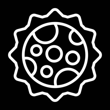 Tutulma. Web simgesi basit tasarım