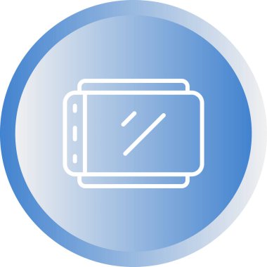 Grafik Tableti modern simgesinin vektör illüstrasyonu