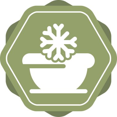 Çorba. Web simgesi basit tasarım