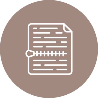 ZIP dosya biçimi vektör illüstrasyonu