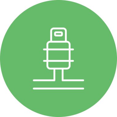 Fiş. Web simgesi basit illüstrasyon