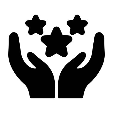 Glory web simgesinin vektör illüstrasyonu