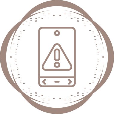 Uyarı, uyarı simgesi vektör illüstrasyonu 