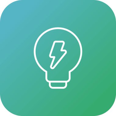 Bir fikrim var. Web simgesi basit illüstrasyon 