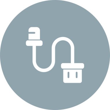 Cable Ferrule simgesinin vektör illüstrasyonu