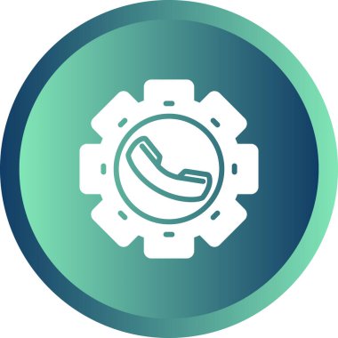 dişli web simge vektör çizim 