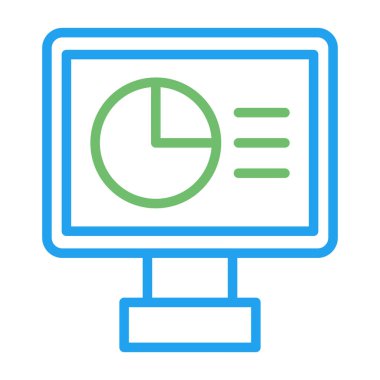 Web simgesi, vektör illüstrasyonu izleniyor