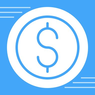 Dolar simgesi vektör illüstrasyonu