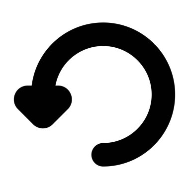 Sembolü çevir. Web simgesi basit tasarım