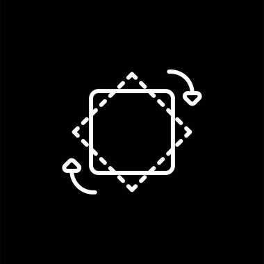 Sembolü çevir. Web simgesi basit tasarım