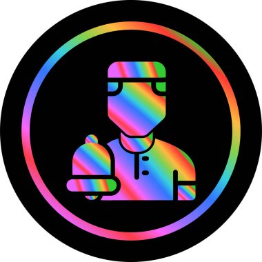 user icon, vector illustration simple design
