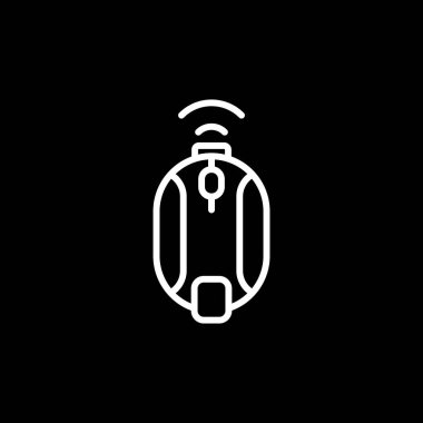 Kablosuz Fare simgesinin vektör çizimi