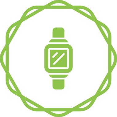 Modern Smartwatch simgesinin vektör çizimi    