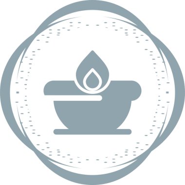 Çorba. Web simgesi basit tasarım