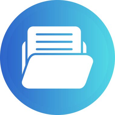 Belge vektör illüstrasyonlu dizin