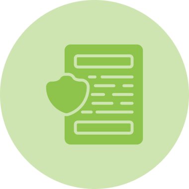 belge web simgesi, vektör illüstrasyonu