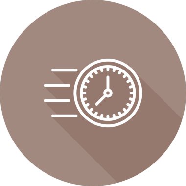 zaman yönetimi simgesi, vektör illüstrasyonu