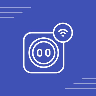 Fiş. Web basit simgesi illüstrasyonu