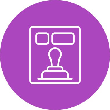 Modern Pul Aracı simgesinin vektör çizimi   