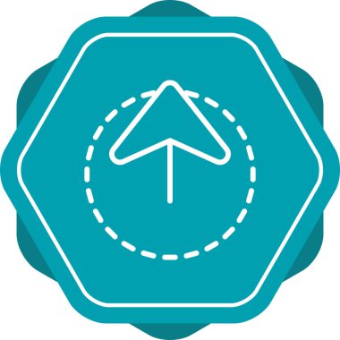 ok simgesi, vektör illüstrasyonu 