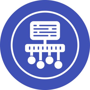 Zaman Çizgisi Web simgesi vektör çizimi