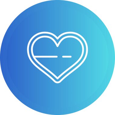 kalp simgesi işaret vektör illüstrasyonu 