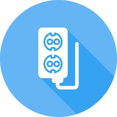 soket ağ simgesi vektör illüstrasyonu