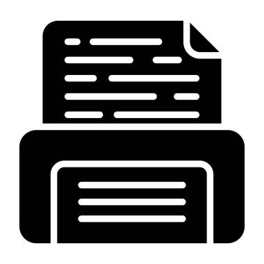 belge web simgesi, vektör illüstrasyonu