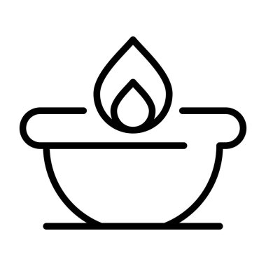 Çorba. Web simgesi basit tasarım