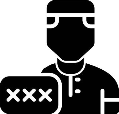 user icon, vector illustration simple design