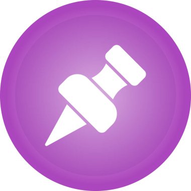 Küçük harf simgesi, sosyal medya, Instagram pin sembolü, vektör illüstrasyonu 