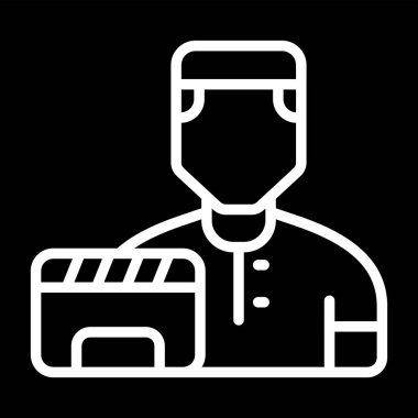 user icon, vector illustration simple design