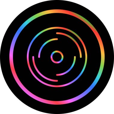 Disk modern simgesinin vektör illüstrasyonu
