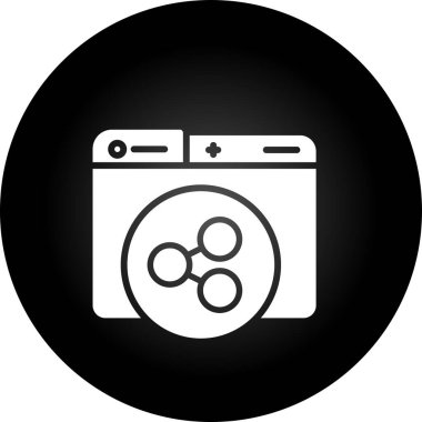 Web simgesini basit bir illüstrasyonla paylaş