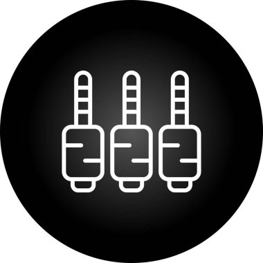 Jack kablo kutsal kişilerin resmi, vektör çizim
