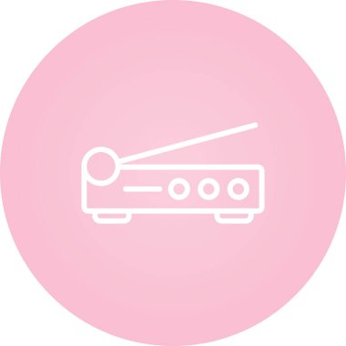 Slayt Tarayıcı web simgesi, vektör illüstrasyonu