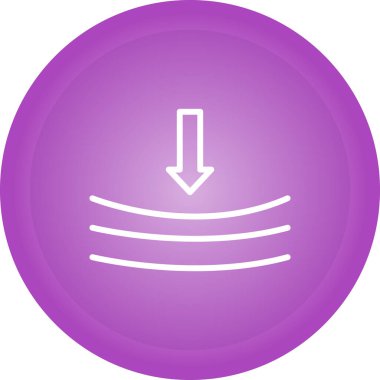  Rekabet baskısı simgesi. vektör illüstrasyonu