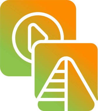 Keskinleştir. Web simgesi basit illüstrasyon