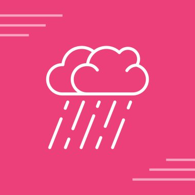 Bulut simgesi, vektör illüstrasyonu