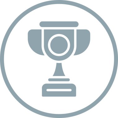 kupa ikonu vektör illüstrasyonu 