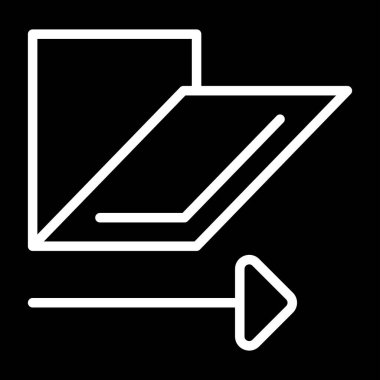 Makas kesme aracı simgesi, vektör illüstrasyonu