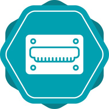 hdmi simgesi, web tasarımı için resimleme