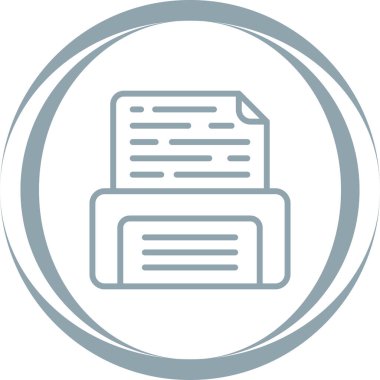 belge web simgesi, vektör illüstrasyonu