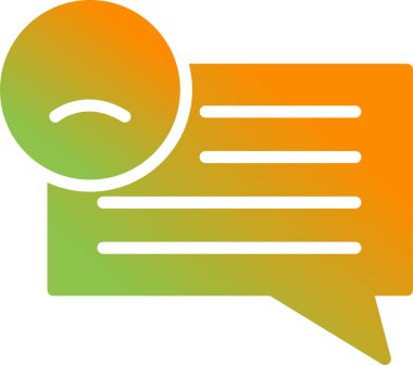 Müşteri memnuniyetsizliği simgesinin vektör çizimi