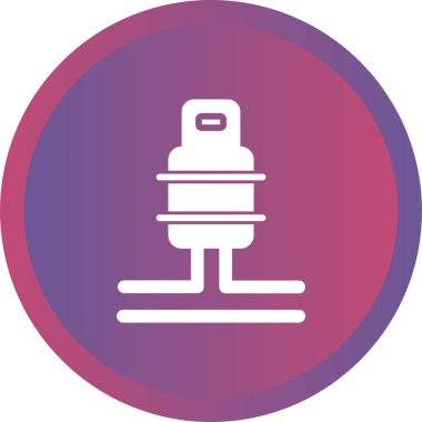 Fiş. Web simgesi basit illüstrasyon