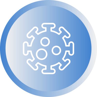 Virüs simgesinin vektör illüstrasyonu