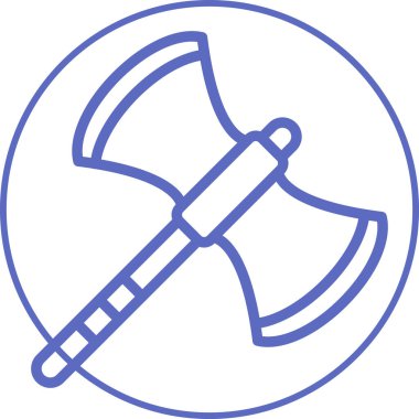 Balta. Web simgesi basit illüstrasyon